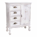 Hall Table with Drawers Alexandra House Living White Paolownia wood 30 x 80 x 65 cm