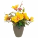 Dekorative blomster Alexandra House Living Flerfarget Polyuretan Porselen 24 x 44 x 43 cm