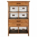 Chest of drawers Alexandra House Living Natural Wood Fir wood 34 x 114 x 70 cm