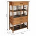 Schubladenschrank Alexandra House Living natürlich Holz Tannenholz 34 x 114 x 70 cm