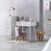 Kommode Alexandra House Living Hvit Bambus Tre MDF 36 x 100 x 42 cm