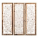 Wall Decoration Alexandra House Living Fir wood MDF Wood 2 x 90 x 90 cm 3 Pieces