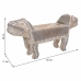 Centre de Table Alexandra House Living Blanc Marron Bois 40 x 17 x 80 cm Lion