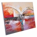 Schilderij Alexandra House Living Canvas Sparrenhout 80 x 3 x 60 cm