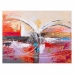 Schilderij Alexandra House Living Canvas Sparrenhout 80 x 3 x 60 cm