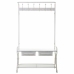 Meuble d'Entrée Alexandra House Living Blanc Fer 39 x 183 x 104 cm