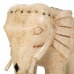 Decoratieve figuren Alexandra House Living Wit Mangohout Olifant 11 x 24 x 24 cm