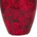 Vaso Alexandra House Living Preto Vermelho Cerâmica 17 x 48 x 28 cm