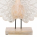 Figurine Décorative Alexandra House Living Naturel verre Bois MDF Paon 53 x 12 x 46 cm