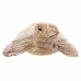 Decorative Figure Alexandra House Living White Natural Wood Glass Tortoise 8 x 20 x 31 cm