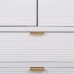 Cupboard Alexandra House Living White Golden MDF Wood 36 x 118 x 62 cm