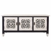 Mobile Aggiuntivo Alexandra House Living Bianco Nero Legno di abete Legno MDF 40 x 46 x 105 cm