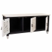 Mueble Auxiliar Alexandra House Living Blanco Negro Madera de abeto Madera MDF 40 x 46 x 105 cm