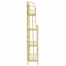 Scaffale Alexandra House Living Giallo Forjare 28 x 160 x 60 cm