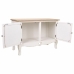 Mobilier pentru Hol Alexandra House Living Alb Sticlă Lemn de brad Lemn MDF 36 x 56 x 83 cm