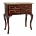 Hall Table with Drawers Alexandra House Living Dark brown Brass Mango wood MDF Wood 33 x 73 x 71 cm