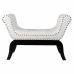 Bench Alexandra House Living White Polyurethane MDF Wood 40 x 65 x 90 cm