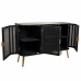 Credenza Alexandra House Living Nero Legno MDF 37 x 80 x 118 cm