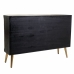 Credenza Alexandra House Living Nero Legno MDF 37 x 80 x 118 cm