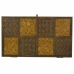 Scatola-Portagioie Alexandra House Living Marrone scuro Ottone Legno di mango Legno MDF 20 x 7 x 33 cm