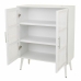 Skab Alexandra House Living Sølvfarvet white wedding Bambus Træ MDF 37 x 101 x 80 cm