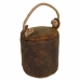 Butée de porte Alexandra House Living Jute Cuir 20 x 20 x 20 cm Marron