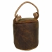 Doorstop Alexandra House Living Jute Leather 20 x 20 x 20 cm Brown