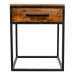 Table de Nuit Alexandra House Living Marron Noir 61 x 57 x 61 cm