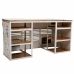 Skrivebord Alexandra House Living Hvit Tre Jern 65 x 75 x 155 cm