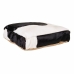 Coussin Alexandra House Living Blanc Noir Cuir 10 x 48 x 48 cm