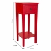 Mesa auxiliar Alexandra House Living Rojo 33 x 78 x 33 cm