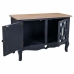 Mobilier pentru Hol Alexandra House Living Negru Sticlă Lemn de brad Lemn MDF 36 x 56 x 83 cm