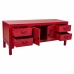 Armário multiusos Alexandra House Living Vermelho Madeira de abeto Madeira MDF 40 x 50 x 120 cm