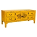 Cassettiera multiuso Alexandra House Living Giallo Legno di abete Legno MDF 40 x 50 x 120 cm