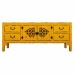 Cassettiera multiuso Alexandra House Living Giallo Legno di abete Legno MDF 40 x 50 x 120 cm