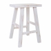 Stool Alexandra House Living White Pinewood 25 x 50 x 35 cm