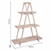 Espositore da Bancone Alexandra House Living Legno di abete 38 x 127 x 98 cm Scaffale 3 Mensole