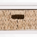 Anrichte Alexandra House Living Weiß Schnur Holz MDF 86 x 38 x 88 cm