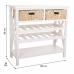 Aparador Alexandra House Living Branco Corda Madeira MDF 86 x 38 x 88 cm