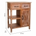 Konsolentisch mit Schubladen Alexandra House Living Braun Kiefernholz Holz MDF 82 x 37 x 63 cm