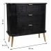 Chest of drawers Alexandra House Living Black MDF Wood 35 x 81 x 80 cm