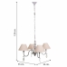 Lampadario Alexandra House Living Bianco Grigio