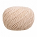 Pouffe Alexandra House Living Cream polystyrene 45 x 30 x 45 cm