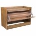 Kruk Alexandra House Living Bruin Natuurlijk Paulownia hout Hout MDF 38 x 53 x 80 cm Schoenenrek