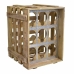 Portabottiglie Alexandra House Living Naturale Legno di abete 32 x 43 x 33 cm 9 bottiglie Scatola