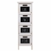 Chest of drawers Alexandra House Living White Paolownia wood 32 x 81 x 26 cm