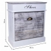 Scarpiera Alexandra House Living Bianco 28 x 58 x 50 cm 1 cassetto