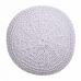 Pouffe Alexandra House Living White polystyrene 38 x 30 x 38 cm