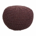 Puff Alexandra House Living Catanho escuro poliestireno 40 x 30 x 40 cm