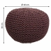 Pouffe Alexandra House Living Dark brown polystyrene 40 x 30 x 40 cm